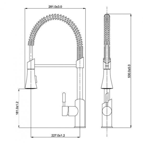 Misturador Monocomando para Cozinha 2266 C76 Lorenzetti