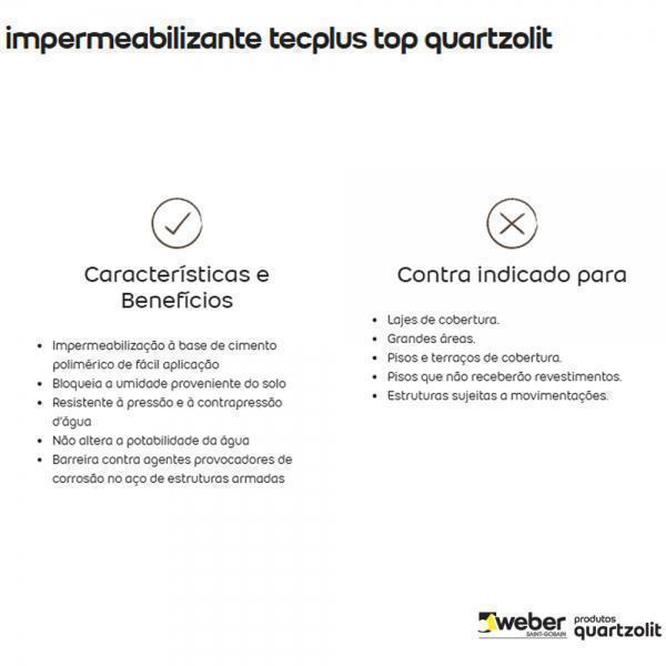 QUARTZOLIT IMPERMEABILIZANTE TECPLUS TOP 4KG