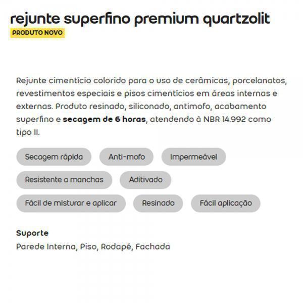 QUARTZOLIT REJUNTE SUPERFINO PREMIUM 2KG BRANCO