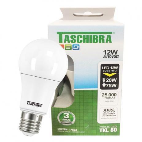 LAMPADA LED BULBO TKL 80 12W 6500K