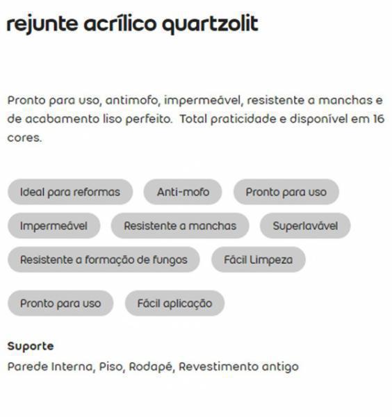 REJUNTE ACRILICO QUARTZOLIT CORDA 1KG