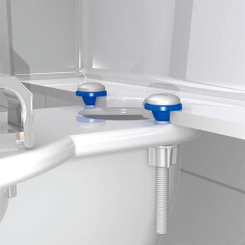 KIT PARAFUSOS FIXAÇÃO P/ CAIXA ACOPLADA M10 X 80MM