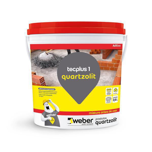 ADITIVO IMPERMEABILIZANTE TECPLUS 1 3,6 LITROS QUARTZOLIT