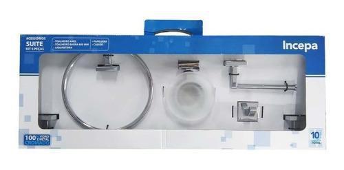 Kit Acessórios para Banheiro Incepa Suite 5 Peças