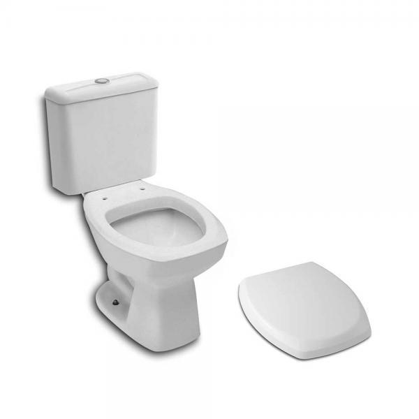 BACIA COM CAIXA COMPLEMENTOS DE INSTALAÇÃO THEMA BRANCO - ROCA/INCEPA