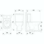 BACIA COM CAIXA COMPLEMENTOS DE INSTALAÇÃO THEMA BRANCO - ROCA/INCEPA