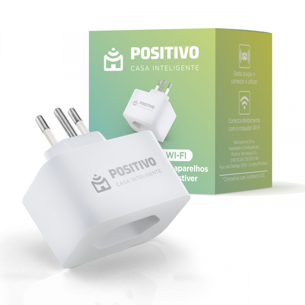 Smart Plug Wi-Fi - Positivo Casa Inteligente