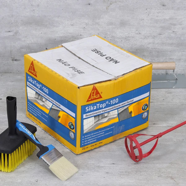 Impermeabilizante Sika Top 100 Cinza Caixa Com 18kg