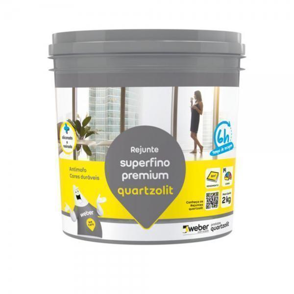 QUARTZOLIT REJUNTE SUPERFINO PREMIUM 2KG CINZA PLATINA