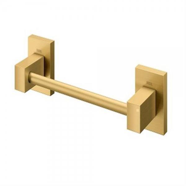PORTA-TOALHAS ROSTO SQUARE OURO ESCOVADO
