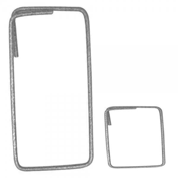 GERDAU ESTRIBO NERVURADO BITOLA 4,2MM DIMENSÕES 7CM X 12CM