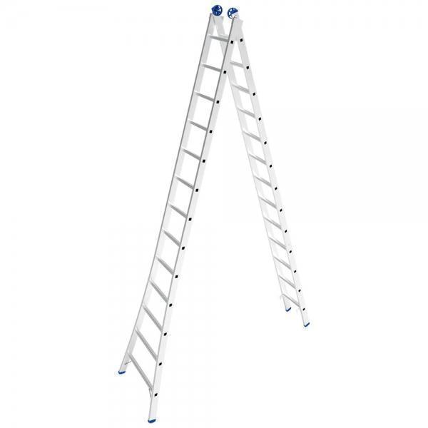 MOR ESCADA EXTENSIVA 2X13 26 DEGRAUS CAPACIDADE 150 KG 59 CM X 13,5 CM X 393 CM
