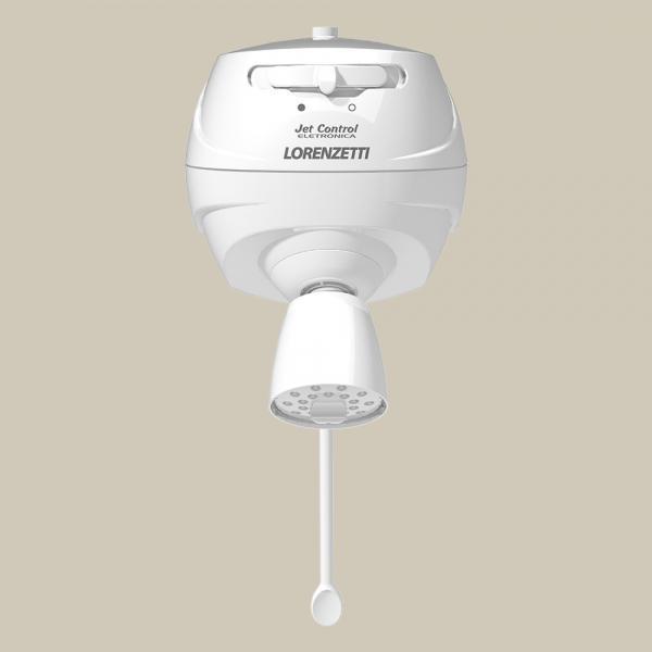 LORENZETTI DUCHA JET CONTROL ELETRÔNICA COM HASTE BRANCO 220V 7800W