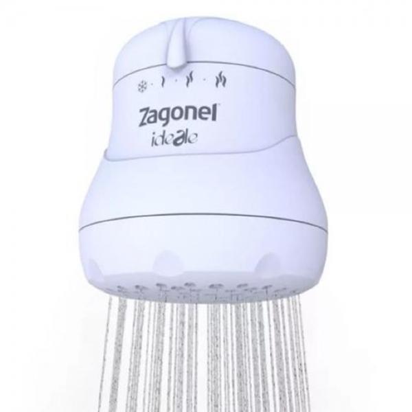ZAGONEL DUCHA IDEALE PLUS 4 TEMPERATURA 6000W 220V BRANCO BLI.PR