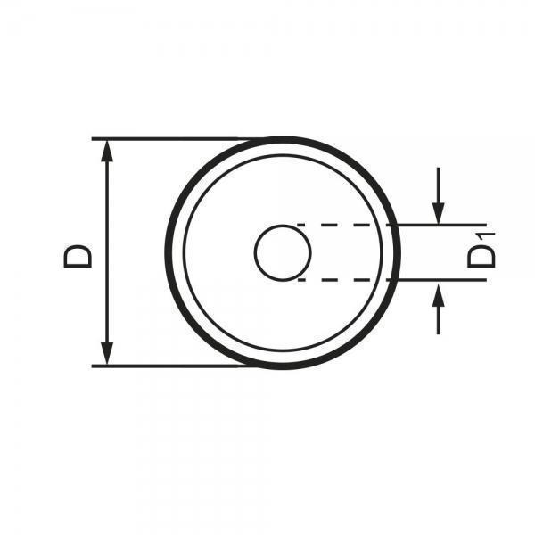 CORTAG DISCO DE CORTE DIAMANTADO TURBO PORCELANATO 110MM.