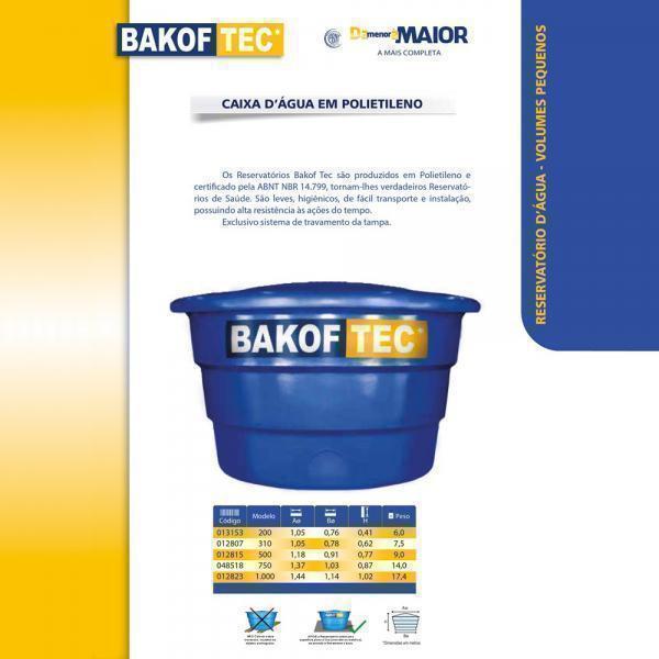 BAKOF TEC CAIXA DÁGUA EM POLIETILENO 1000L